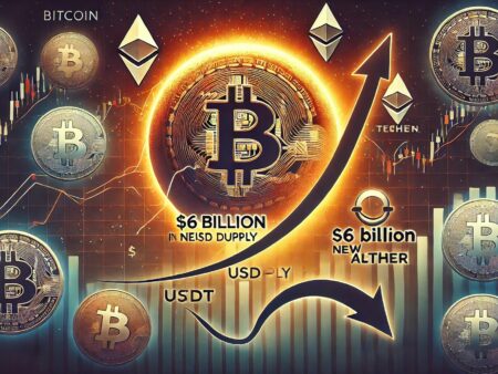 Die Bitcoin -Dominanz fällt als 6 Mrd. USD in neuen USDT -Kraftstoffen Altcoin -Rotation – Details