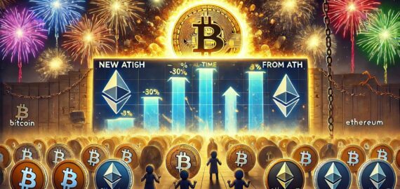 Bitcoin setzt neue Höhen, aber Altcoins kämpfen um 30% unter Ath – Details